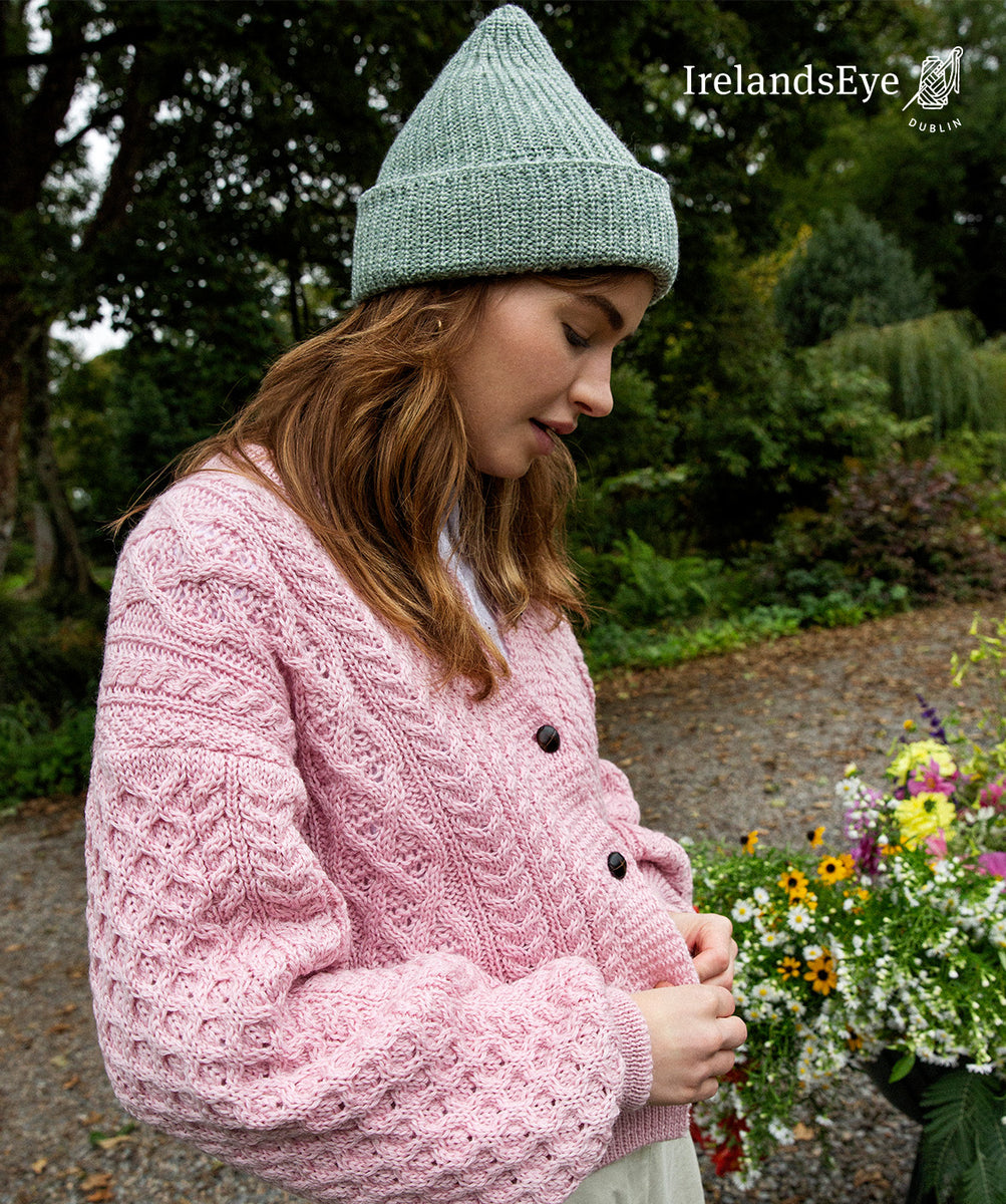 Cardigan Ireland Eye Knitwear Heart Design Hooded Cardigan Irish