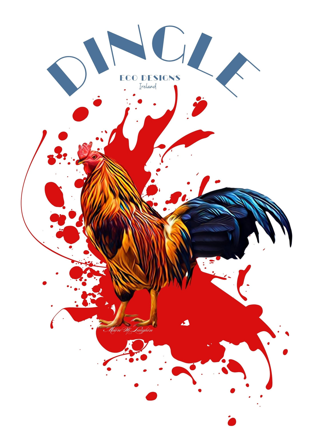 Introducing our Abstract Rooster Poster—a splash of color to brighten your walls! 🌈

Proudly designed in Dingle, this piece captures the energy of the Wild Atlantic Way. 🌊✨ Perfect for art lovers, rooster fans, or anyone looking to add a pop of personality to their space.

🌟 Made sustainably with care 🌍
Add some Irish charm to your collection today!