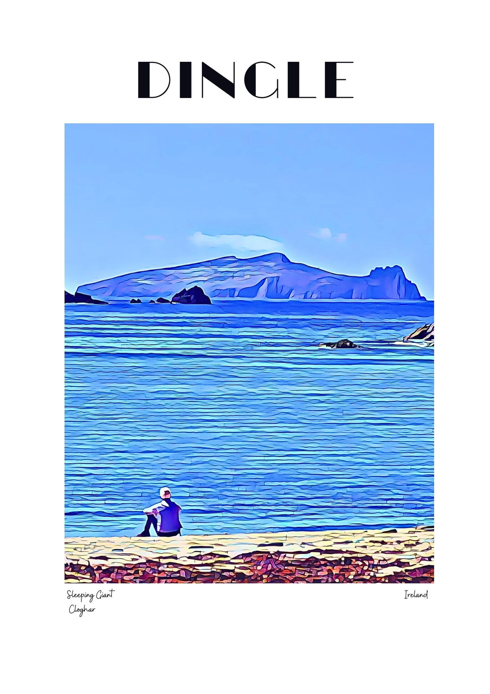 Sleeping Giant Beach Poster – Dingle Peninsula



Experience the magic of Sleeping Giant Beach, where rugged cliffs and crashing waves set the stage for the legendary Sleeping Giant resting in the distance. This wild, secluded shoreline feels like a storybook scene, blending myth and breathtaking beauty along the Dingle Peninsula.

Key Features:

Stunning depiction of the Sleeping Giant and Ireland's dramatic coastline 🌊
Captures the wild charm of a secluded Dingle Peninsula beach 🏞️
