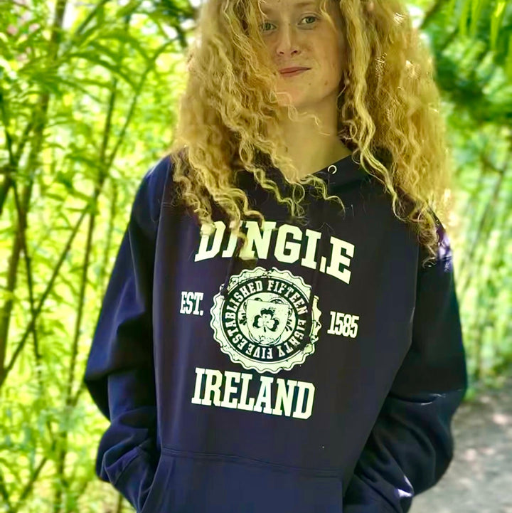 Dingle Sweatshirt – Cozy, Stylish, and Locally Inspired

Embrace the vibrant spirit of Dingle with our specially made Dingle sweatshirt, blending comfort and style in one perfect piece. Crafted from a high-quality cotton-poly blend, this hoodie offers a soft, breathable fit that’s ideal for everyday wear.
