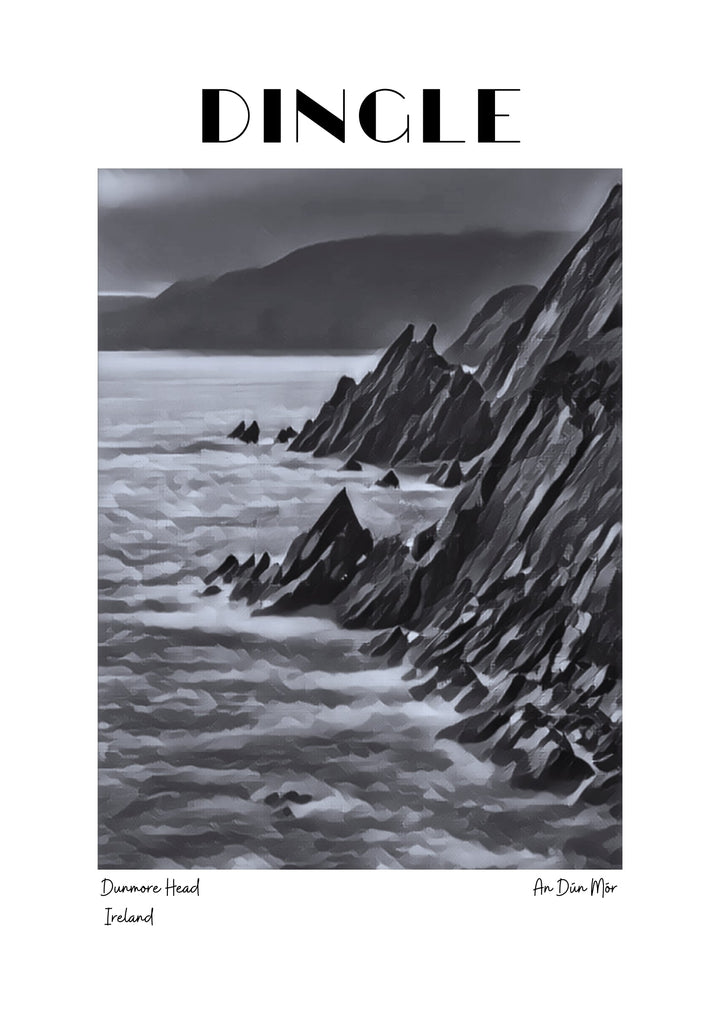 Dunmore Head Poster – Sustainable Art Inspired by Ireland&