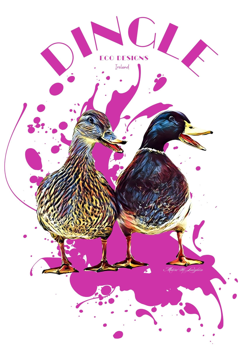 Two Ducks - Poster – The Dingle Woollen Company