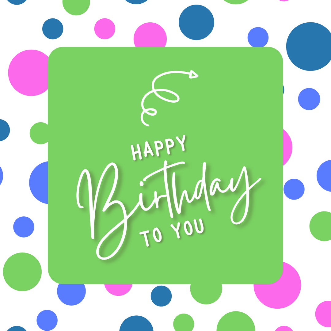 
Happy Birthday! – Greeting Card

Celebrate special moments with this vibrant birthday greeting card, featuring colourful spots and a green background. The cheerful design Irish with "Happy Birthday!"&amp;nbsp; make it the perfect way to send warm wishes to loved ones

Colorful spots for a fun and festive look
"Happy Birthday!"
Made from eco-friendly, recycled materials 🌍
Perfect for eco-conscious gift-givers and birthday celebrations 🎉



Sustainable &amp;amp; Unique: Our cards are designed
Sus