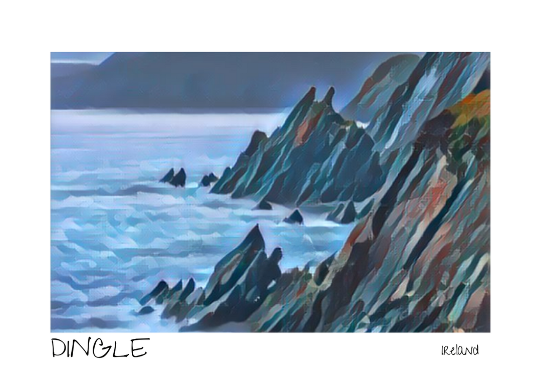 Dunmore Head Postcard – Dingle Eco Designs 🌊🏞️

Capture the breathtaking beauty of Dunmore Head, one of the most scenic spots on the Dingle Peninsula, with this stunning postcard. Featuring dramatic cliffs, the rolling Atlantic waves, and a splash of natural splendor, this postcard is a perfect memento of your visit to Dingle’s rugged coastline.

Product Highlights:

Vibrant Design: A beautifully detailed representation of Dunmore Head’s iconic landscape.
Eco-Friendly: Crafted from recycled materials, hon