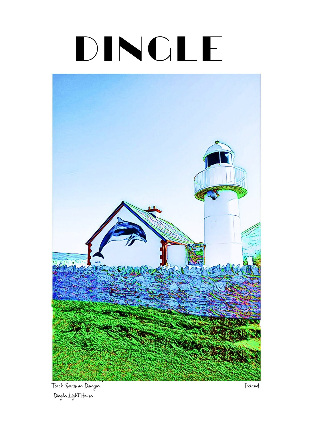 Dingle Lighthouse Poster – A Cheerful Coastal Beacon 🌊🌟

Capture the charm of Dingle’s proud lighthouse, standing tall on a rugged clifftop with its bright red and white colors. This cheerful guardian beams its light through wild waves, guiding adventurers with a splash of nautical beauty 🏖️.

Perfectly embodying the spirit of Dingle, the lighthouse is a symbol of adventure and coastal tales 🌈. Its timeless design adds whimsical charm to the Dingle coastline, making it an iconic landmark of the town 🗺️