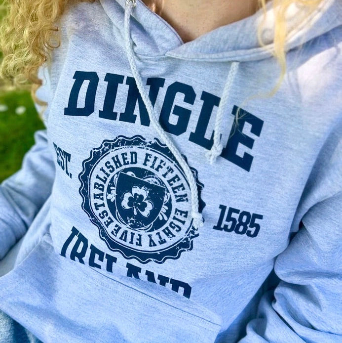 Dingle Sweatshirt – Cozy, Stylish, and Locally Inspired

Embrace the vibrant spirit of Dingle with our specially made Dingle sweatshirt, blending comfort and style in one perfect piece. Crafted from a high-quality cotton-poly blend, this hoodie offers a soft, breathable fit that’s ideal for everyday wear.

✨ Comfortable Fit: Relaxed and breathable, perfect for exploring Dingle or lounging at home.
🌿 Locally Inspired: Designed with care to capture the charm of Dingle.
🎁 Perfect Gift: A cozy reminder of the