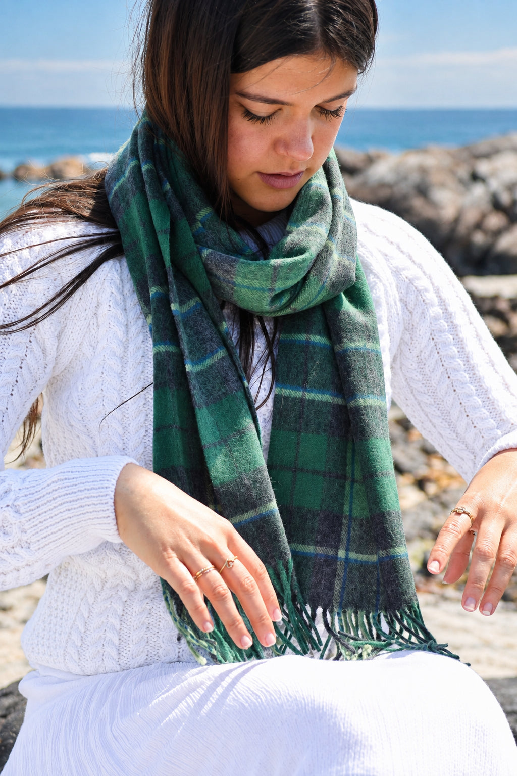 Eask_Tower_Lambswool_Scarf inspired ny the Dinlge Peninsula