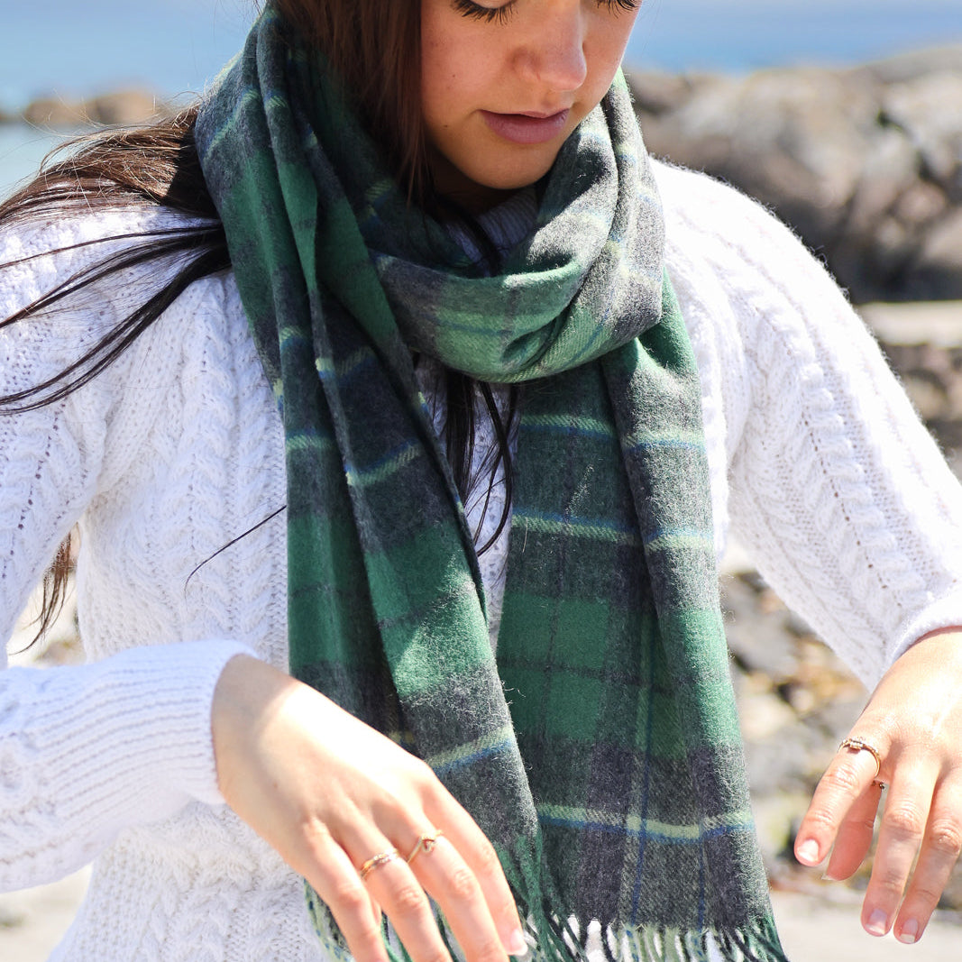 Eask Tower Lambswool Scarf – Inspired by Ireland’s Coastal Heritage 🇮🇪✨