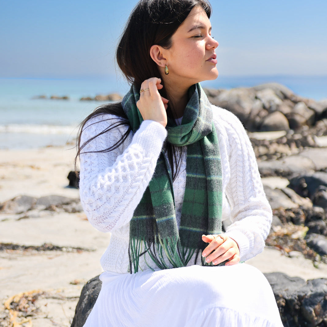 Eask Tower Lambswool Scarf – Inspired by Ireland’s Coastal Heritage 🇮🇪✨