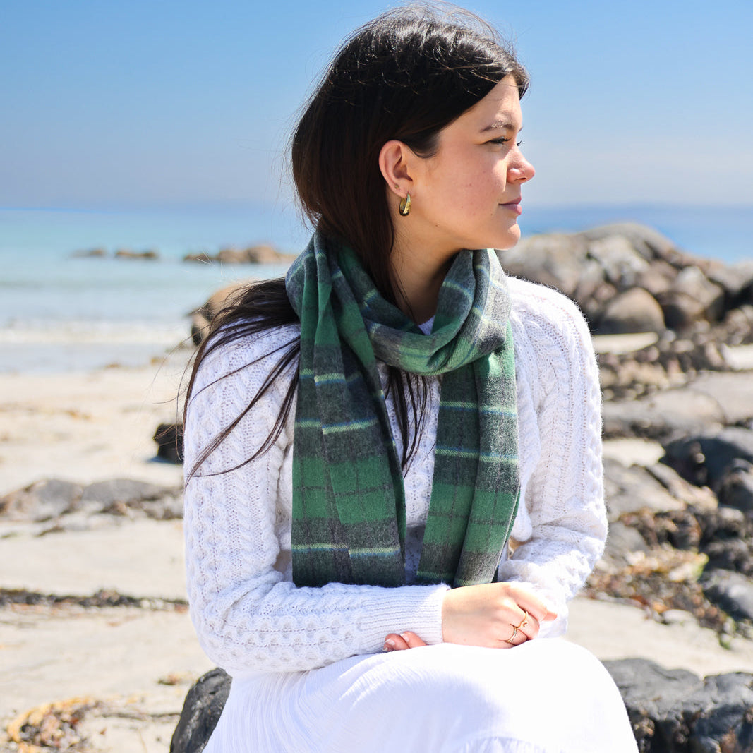 Eask Tower Lambswool Scarf – Inspired by Ireland’s Coastal Heritage 🇮🇪✨