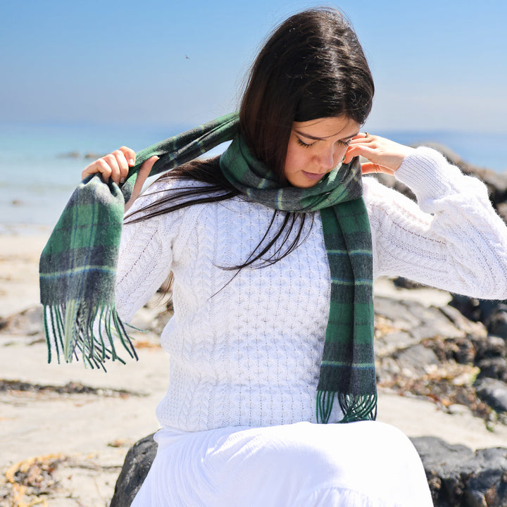 Eask Tower Lambswool Scarf – Inspired by Ireland’s Coastal Heritage 🇮🇪✨