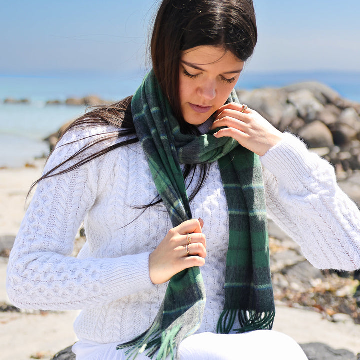 Eask Tower Lambswool Scarf – Inspired by Ireland’s Coastal Heritage 🇮🇪✨