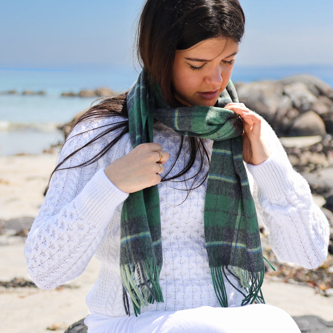 Eask Tower Lambswool Scarf – Inspired by Ireland’s Coastal Heritage 🇮🇪✨