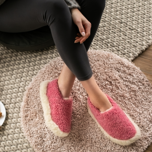 Pure Wool Slippers – Handcrafted in Ireland 🇮🇪✨

Material: 100% Siberian Wool
Unisex Design: Yoko Wool

Step into Luxury:
Slip into ultimate comfort with our handcrafted wool slippers. Made from luxurious Siberian wool, these slippers are soft, warm, and naturally insulating, perfect for keeping your feet cozy indoors 🧦❄️.

Why You&