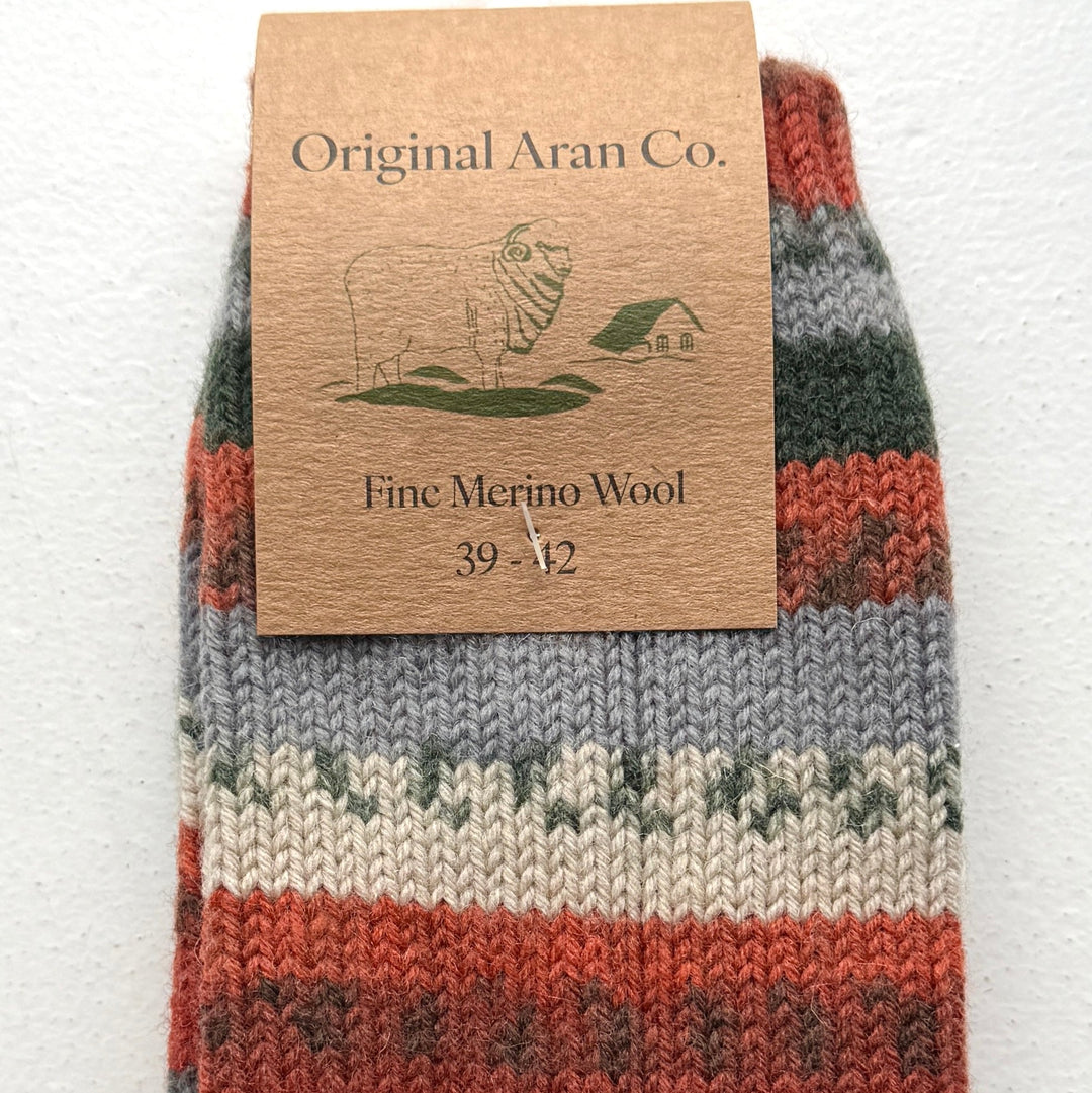 🧦 100% Merino Wool Striped Socks

Add a pop of colour and warmth to your wardrobe with our striped, multi-coloured Merino wool socks. Crafted from 100% pure Merino wool, these socks are luxuriously soft, breathable, and naturally temperature-regulating — keeping your feet cosy in winter and cool in summer. 🌦️

Perfect for everyday wear, outdoor adventures, or as a thoughtful gift from Dingle, these socks bring together comfort, sustainability, and timeless Irish charm. 🇮🇪✨
