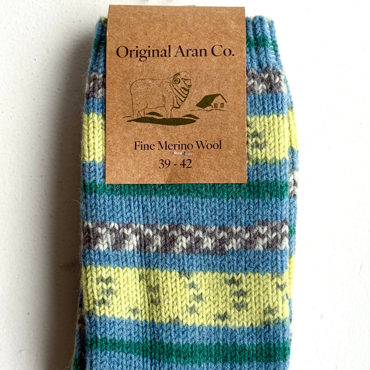 🧦 100% Merino Wool Striped Socks

Add a pop of colour and warmth to your wardrobe with our striped, multi-coloured Merino wool socks. Crafted from 100% pure Merino wool, these socks are luxuriously soft, breathable, and naturally temperature-regulating — keeping your feet cosy in winter and cool in summer. 🌦️

Perfect for everyday wear, outdoor adventures, or as a thoughtful gift from Dingle, these socks bring together comfort, sustainability, and timeless Irish charm. 🇮🇪✨