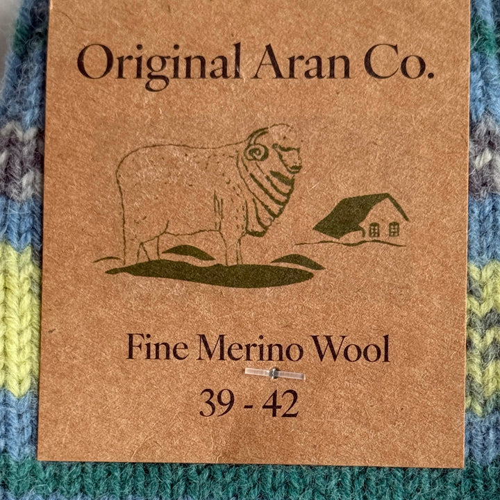 🧦 100% Merino Wool Striped Socks

Add a pop of colour and warmth to your wardrobe with our striped, multi-coloured Merino wool socks. Crafted from 100% pure Merino wool, these socks are luxuriously soft, breathable, and naturally temperature-regulating — keeping your feet cosy in winter and cool in summer. 🌦️

Perfect for everyday wear, outdoor adventures, or as a thoughtful gift from Dingle, these socks bring together comfort, sustainability, and timeless Irish charm. 🇮🇪✨