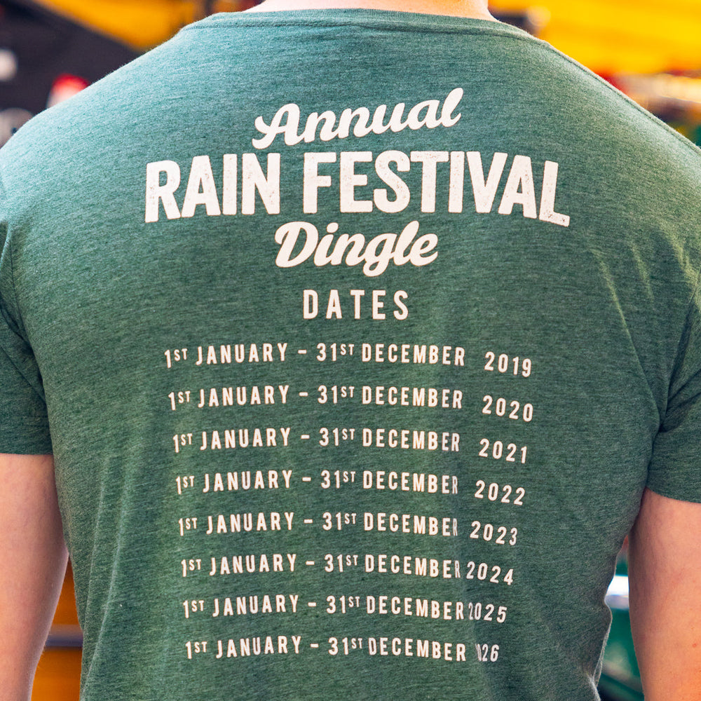 Dingle Rain Festival T-Shirt 🌧️☘️ – Fun, Quirky, and Full of Irish Charm!

Celebrate Irish weather with a laugh! This playful tee features puffins enjoying the "festival" – a nod to Dingle's unique humor and charm.

✨ Key Features:

Premium Fabric: 65% cotton, 35% polyester – soft, breathable, and durable.
Unisex Fit: Perfect for everyone, making it a versatile gift.
Irish Souvenir: A fun keepsake capturing the spirit of Dingle.
Easy Care: Retains shape and color wash after wash.