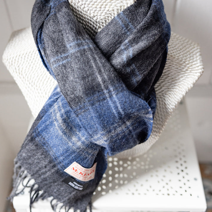 🧣 The Skellig Rock Scarf – 100% Lambswool Luxury

