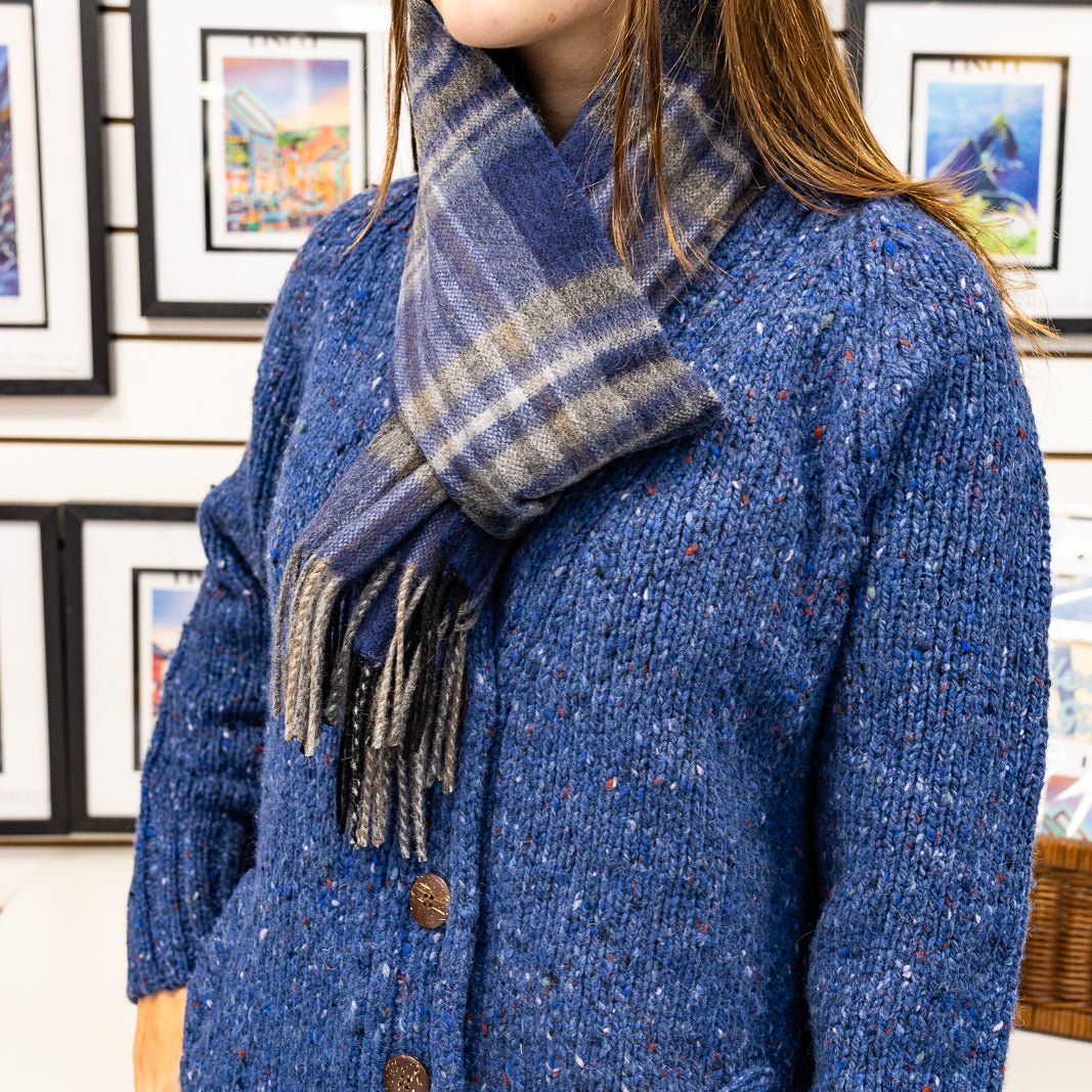 🧣 The Skellig Rock Scarf – 100% Lambswool Luxury

