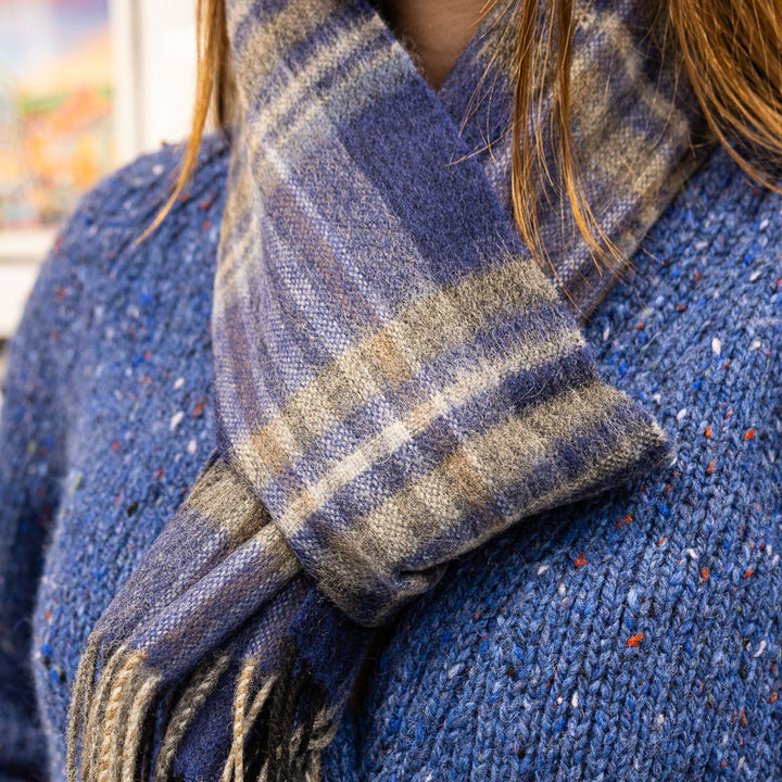 🧣 The Skellig Rock Scarf – 100% Lambswool Luxury

