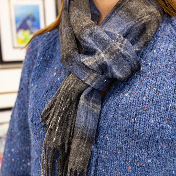 🧣 The Skellig Rock Scarf – 100% Lambswool Luxury

