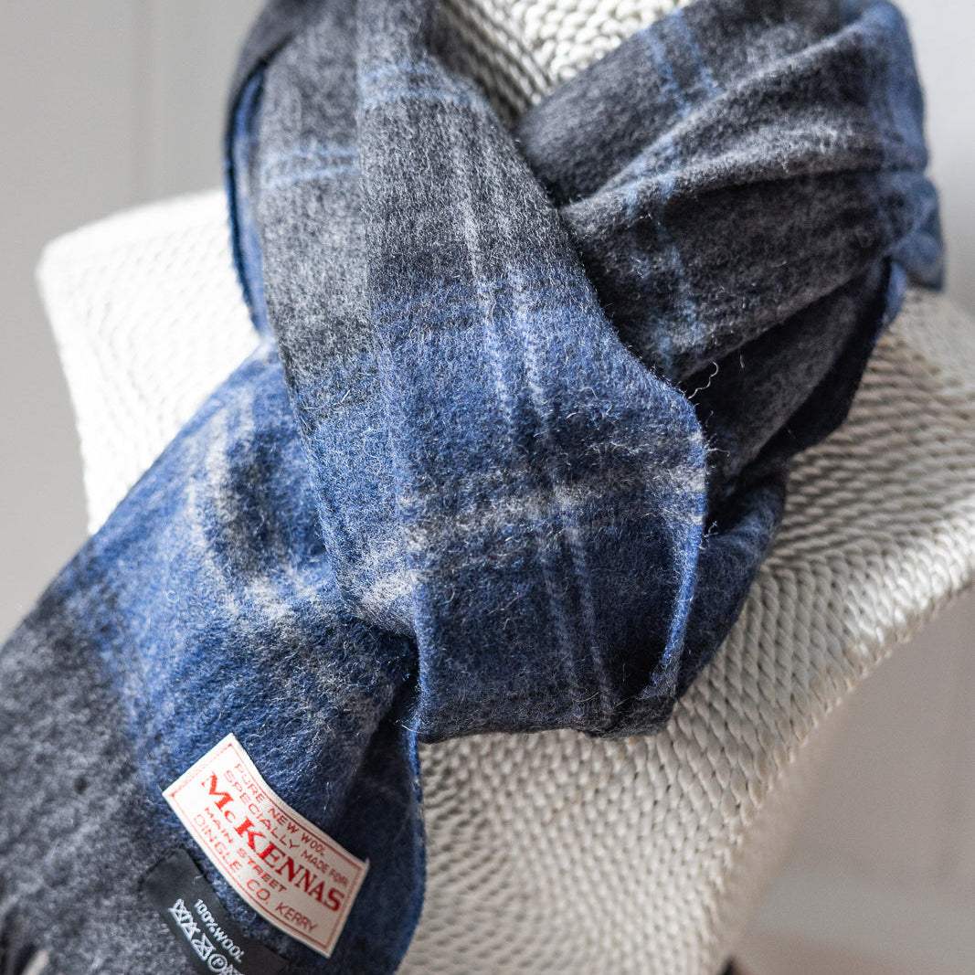 🧣 The Skellig Rock Scarf – 100% Lambswool Luxury

