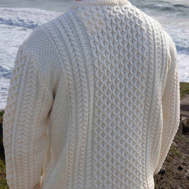 Irish Aran Knit Sweater – A Timeless Blend of Tradition &amp; Comfort 🇮🇪✨

Experience the perfect fusion of heritage and modern style with our unisex Irish Aran Knit Sweater, crafted in Ireland from 100% super-soft Merino wool. 🌿

✔️ Unmatched Comfort – Soft, breathable, and durable for all-season wear.
✔️ Authentic Aran Design – Showcasing classic stitches like cable, honeycomb, and diamond, each symbolizing strength, luck, and connection. 🍀
