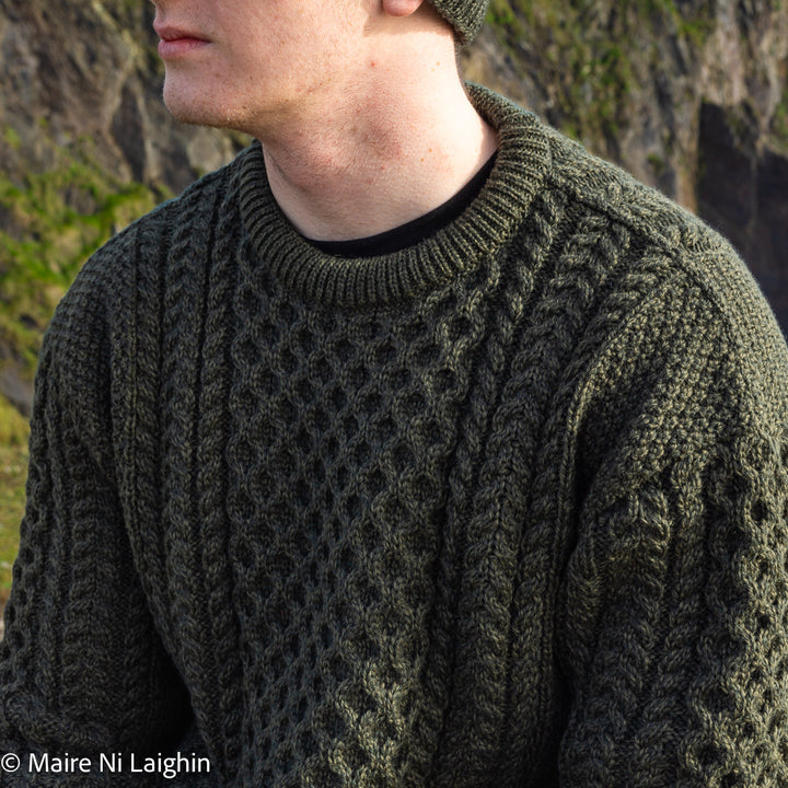 Irish Aran Knit Sweater – A Timeless Blend of Tradition &amp; Comfort 🇮🇪✨

Experience the perfect fusion of heritage and modern style with our unisex Irish Aran Knit Sweater, crafted in Ireland from 100% super-soft Merino wool. 🌿

✔️ Unmatched Comfort – Soft, breathable, and durable for all-season wear.
✔️ Authentic Aran Design – Showcasing classic stitches like cable, honeycomb, and diamond, each symbolizing strength, luck, and connection. 🍀
