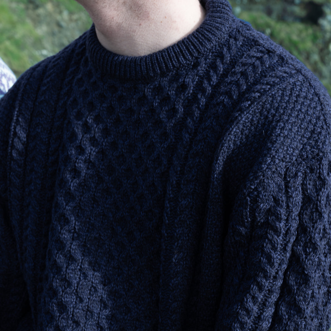 Irish Aran Knit Sweater – A Timeless Blend of Tradition &amp; Comfort 🇮🇪✨

Experience the perfect fusion of heritage and modern style with our unisex Irish Aran Knit Sweater, crafted in Ireland from 100% super-soft Merino wool. 🌿

✔️ Unmatched Comfort – Soft, breathable, and durable for all-season wear.
✔️ Authentic Aran Design – Showcasing classic stitches like cable, honeycomb, and diamond, each symbolizing strength, luck, and connection. 🍀
