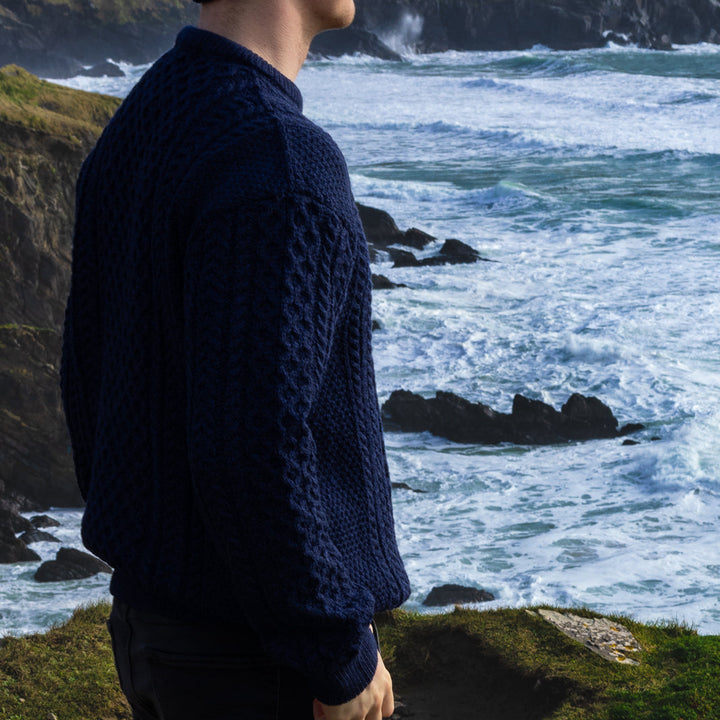 Irish Aran Knit Sweater – A Timeless Blend of Tradition &amp; Comfort 🇮🇪✨

Experience the perfect fusion of heritage and modern style with our unisex Irish Aran Knit Sweater, crafted in Ireland from 100% super-soft Merino wool. 🌿

✔️ Unmatched Comfort – Soft, breathable, and durable for all-season wear.
✔️ Authentic Aran Design – Showcasing classic stitches like cable, honeycomb, and diamond, each symbolizing strength, luck, and connection. 🍀

