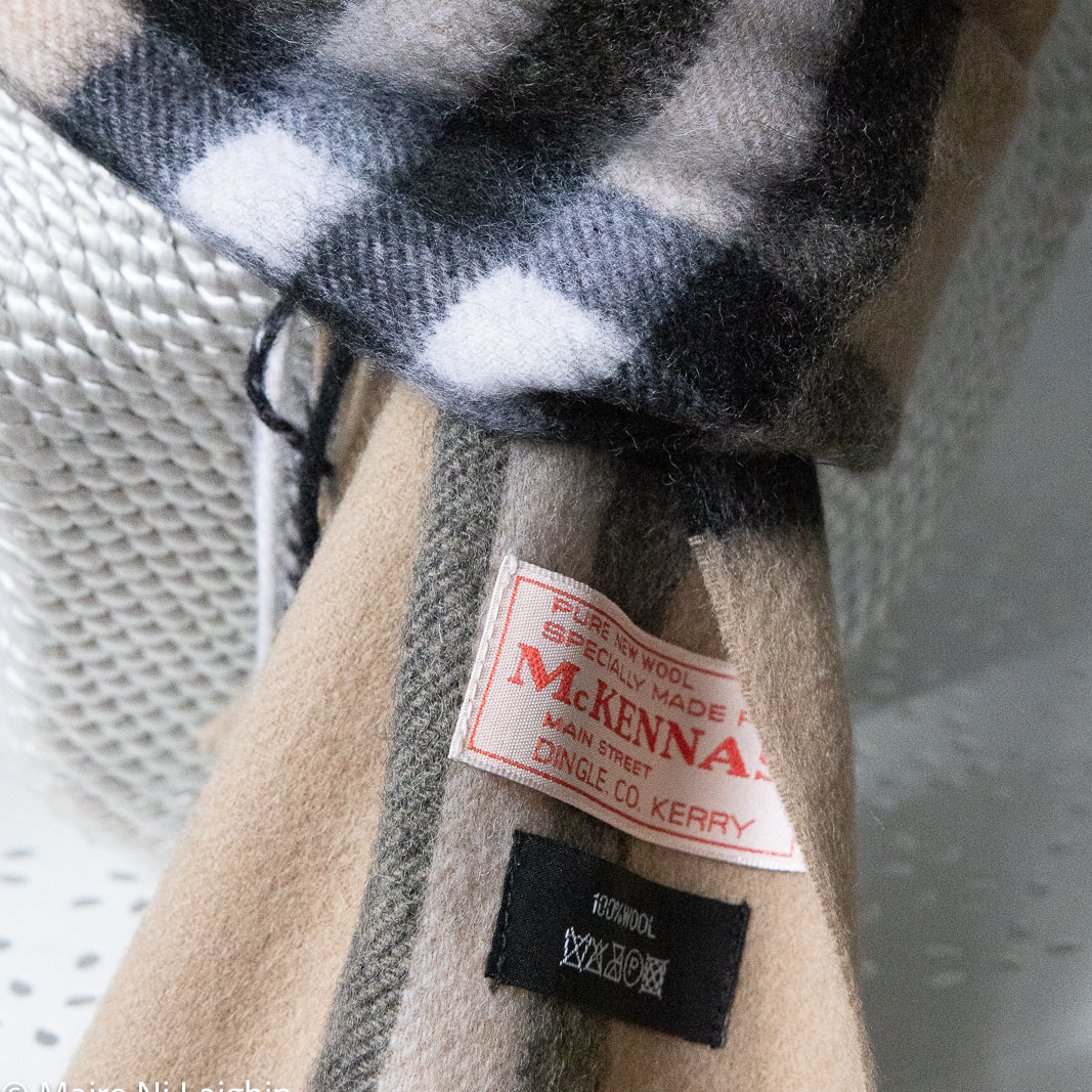 🧣 The Slea Head Scarf – 100% Lambswool Luxury Inspired by the Wild Atlantic Way