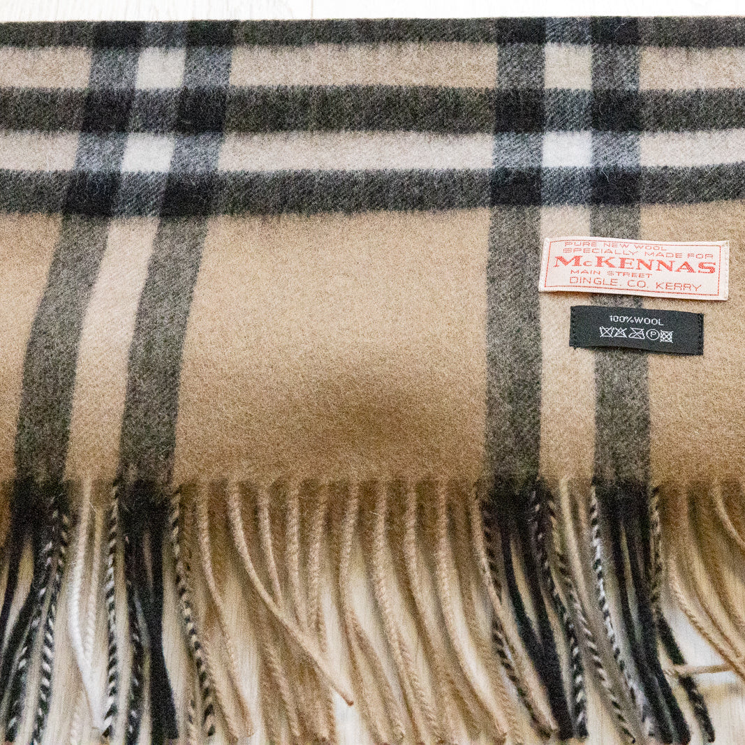 🧣 The Slea Head Scarf – 100% Lambswool Luxury Inspired by the Wild Atlantic Way