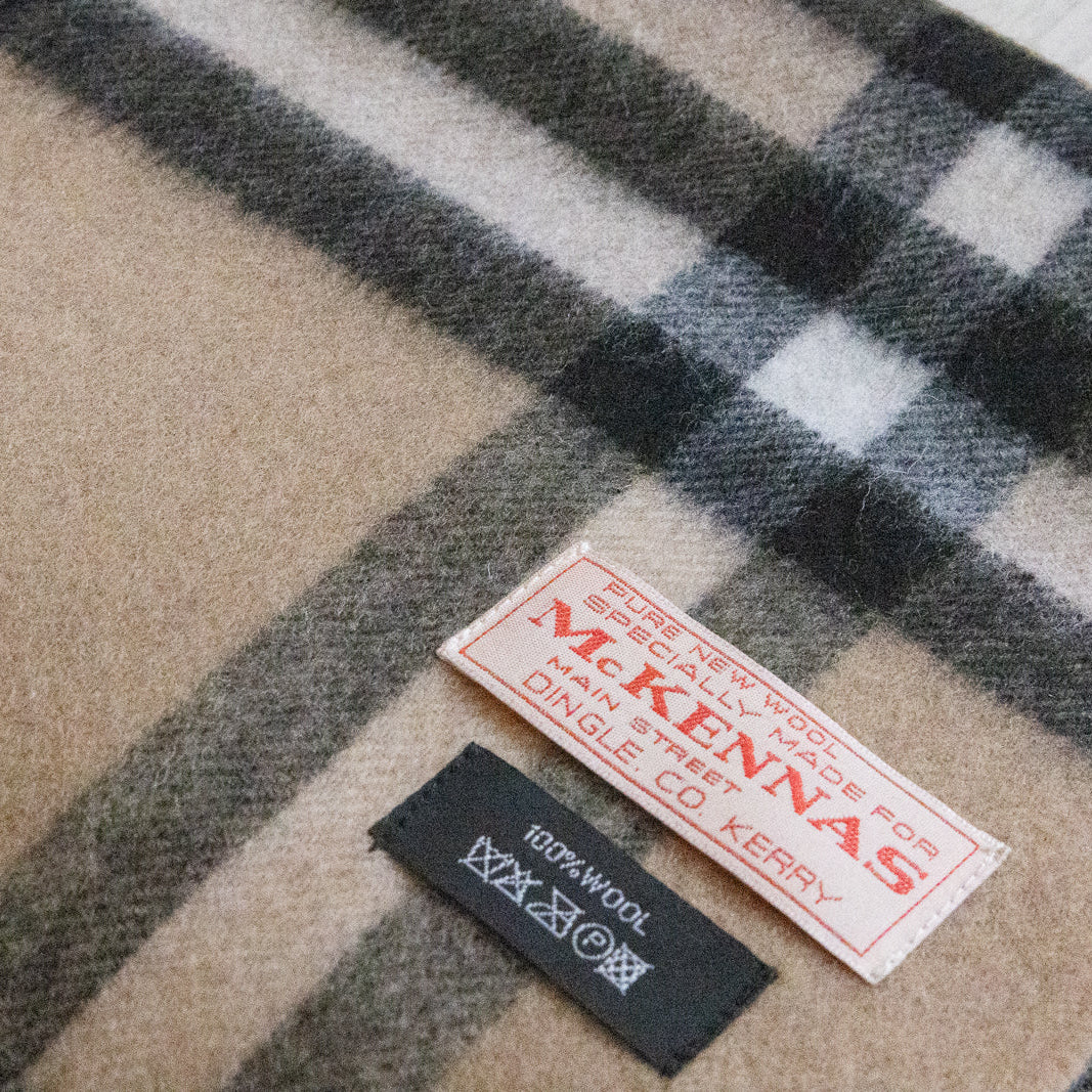 🧣 The Slea Head Scarf – 100% Lambswool Luxury Inspired by the Wild Atlantic Way
