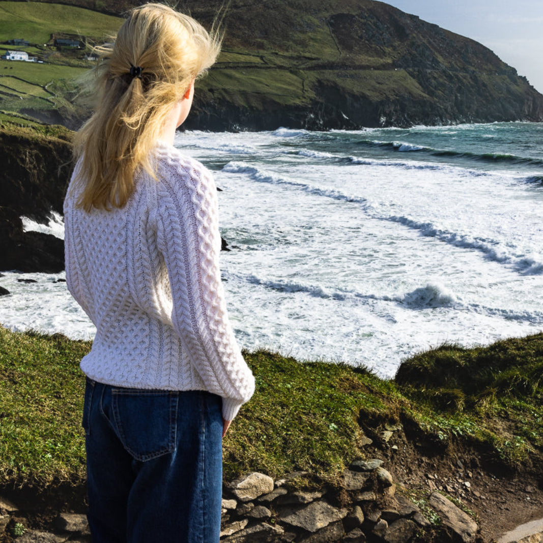 Irish Aran Knit Sweater – A Timeless Blend of Tradition &amp; Comfort 🇮🇪✨

Experience the perfect fusion of heritage and modern style with our unisex Irish Aran Knit Sweater, crafted in Ireland from 100% super-soft Merino wool. 🌿

✔️ Unmatched Comfort – Soft, breathable, and durable for all-season wear.
✔️ Authentic Aran Design – Showcasing classic stitches like cable, honeycomb, and diamond, each symbolizing strength, luck, and connection. 🍀