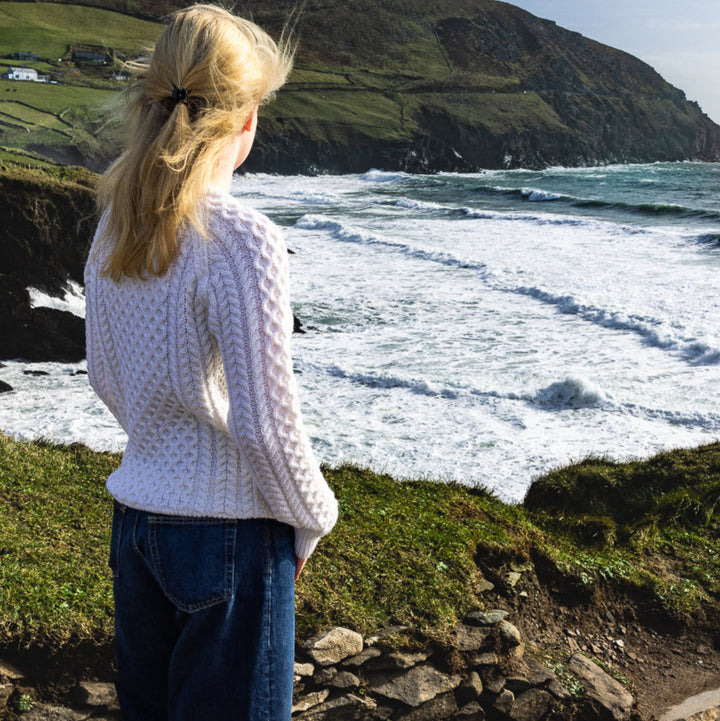 Irish Aran Knit Sweater – A Timeless Blend of Tradition &amp; Comfort 🇮🇪✨

Experience the perfect fusion of heritage and modern style with our unisex Irish Aran Knit Sweater, crafted in Ireland from 100% super-soft Merino wool. 🌿

✔️ Unmatched Comfort – Soft, breathable, and durable for all-season wear.
✔️ Authentic Aran Design – Showcasing classic stitches like cable, honeycomb, and diamond, each symbolizing strength, luck, and connection. 🍀