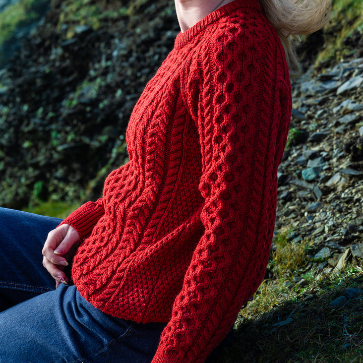 Irish Aran Knit Sweater – A Timeless Blend of Tradition &amp; Comfort 🇮🇪✨

Experience the perfect fusion of heritage and modern style with our unisex Irish Aran Knit Sweater, crafted in Ireland from 100% super-soft Merino wool. 🌿

✔️ Unmatched Comfort – Soft, breathable, and durable for all-season wear.
✔️ Authentic Aran Design – Showcasing classic stitches like cable, honeycomb, and diamond, each symbolizing strength, luck, and connection. 🍀