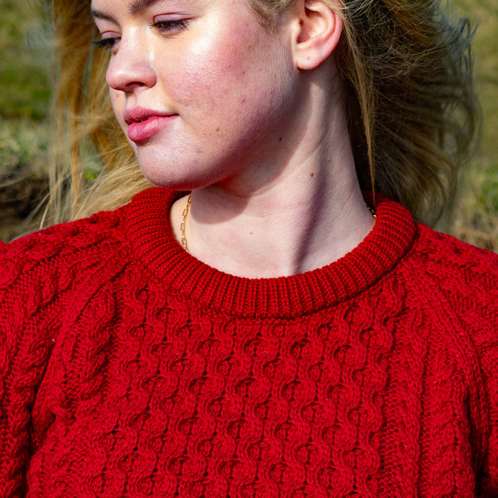 Irish Aran Knit Sweater – A Timeless Blend of Tradition &amp; Comfort 🇮🇪✨

Experience the perfect fusion of heritage and modern style with our unisex Irish Aran Knit Sweater, crafted in Ireland from 100% super-soft Merino wool. 🌿

✔️ Unmatched Comfort – Soft, breathable, and durable for all-season wear.
✔️ Authentic Aran Design – Showcasing classic stitches like cable, honeycomb, and diamond, each symbolizing strength, luck, and connection. 🍀
