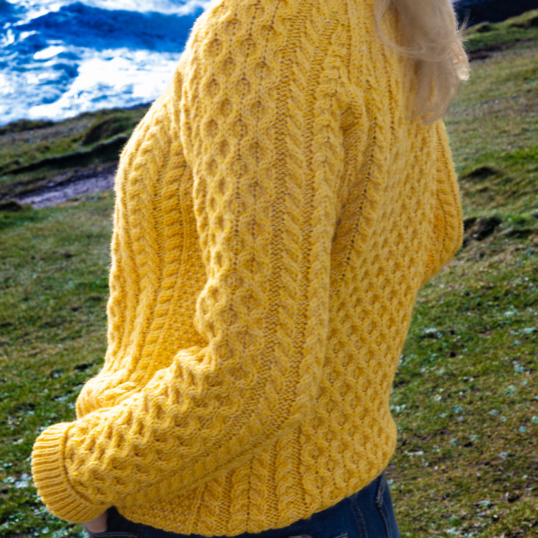 Irish Aran Knit Sweater – A Timeless Blend of Tradition &amp; Comfort 🇮🇪✨

Experience the perfect fusion of heritage and modern style with our unisex Irish Aran Knit Sweater, crafted in Ireland from 100% super-soft Merino wool. 🌿

✔️ Unmatched Comfort – Soft, breathable, and durable for all-season wear.
✔️ Authentic Aran Design – Showcasing classic stitches like cable, honeycomb, and diamond, each symbolizing strength, luck, and connection. 🍀