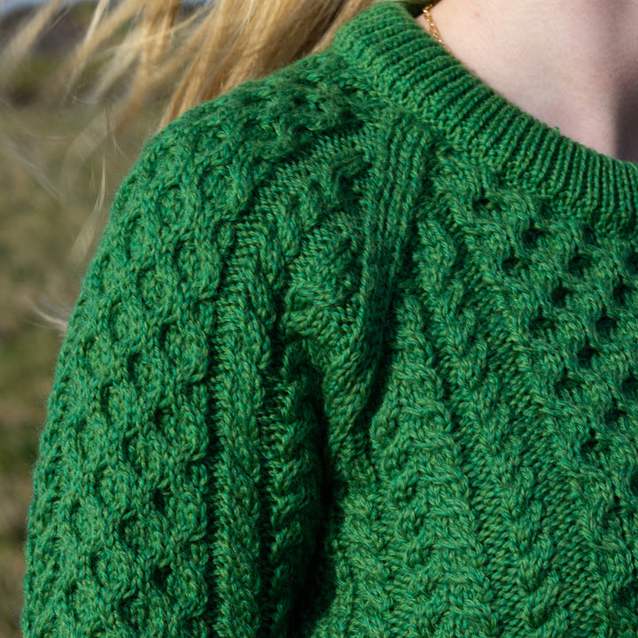 Irish Aran Knit Sweater – A Timeless Blend of Tradition &amp; Comfort 🇮🇪✨

Experience the perfect fusion of heritage and modern style with our unisex Irish Aran Knit Sweater, crafted in Ireland from 100% super-soft Merino wool. 🌿

✔️ Unmatched Comfort – Soft, breathable, and durable for all-season wear.
✔️ Authentic Aran Design – Showcasing classic stitches like cable, honeycomb, and diamond, each symbolizing strength, luck, and connection. 🍀