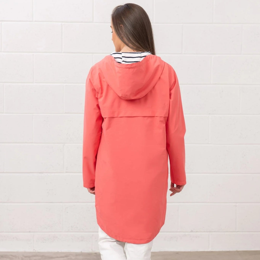 A timeless lighthouse favourite, this 3/4 length waterproof jacket has been reimagined with a robust outer fabric and carefully considered design updates. All the way from the Dinlge Woollen Company.