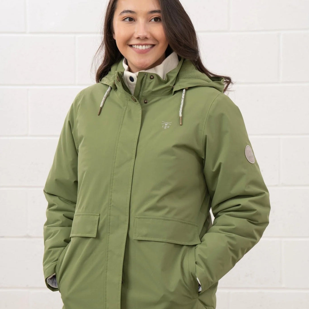A timeless lighthouse favourite, this 3/4 length waterproof jacket has been reimagined with a robust outer fabric and carefully considered design updates. All the way from the Dinlge Woollen Company.