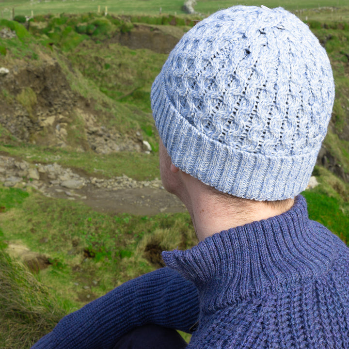 Irish-Made Traditional Aran Wool Hats &amp;  Scarves – Warmth with Heritage 🧣☘️

Stay cozy and stylish with our 100% Merino Wool Aran hats and scarves, authentically crafted in Ireland.

✨ Features:

Heritage Stitches: Classic Aran patterns like cable, honeycomb, and trinity stitch.
Coordinated Sets: Matching hats and scarves for a polished look.
Stunning Colors: Choose from marl blue, cherry red, or charcoal.