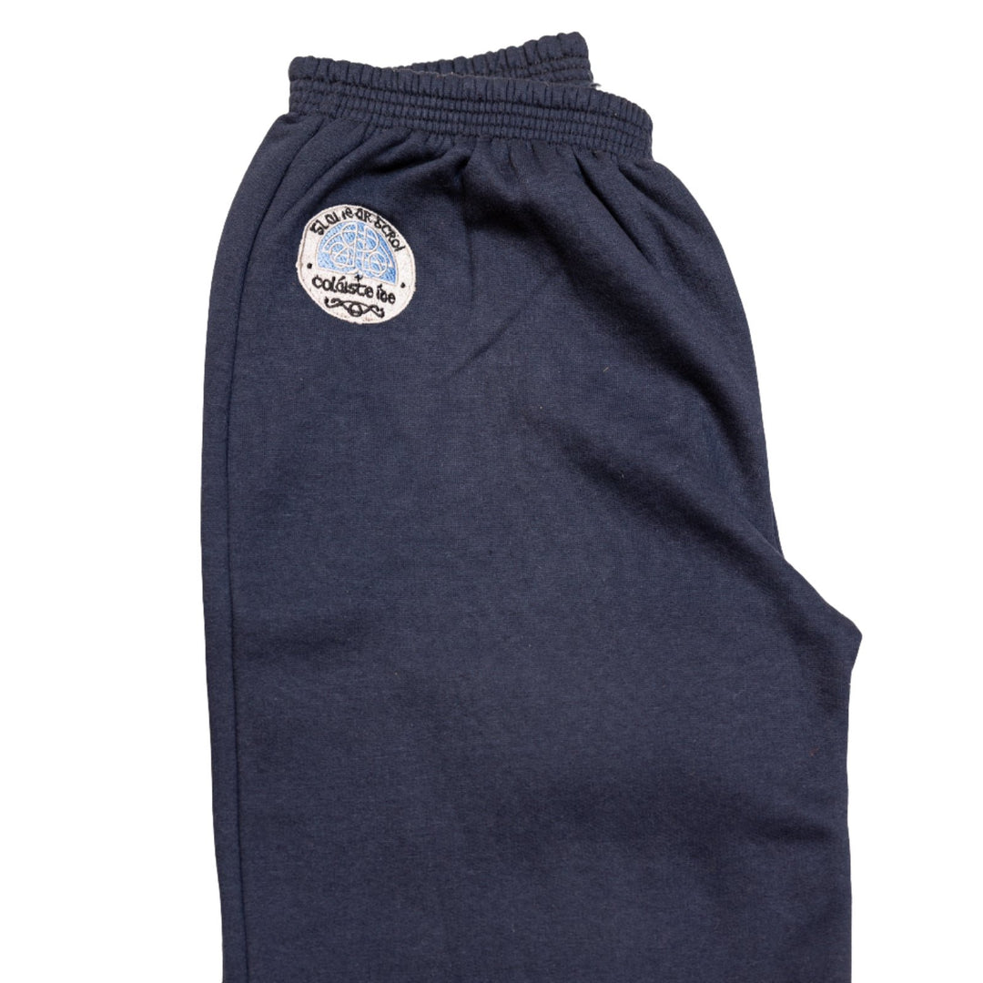 🏫 Coláiste Íde Track Suit Bottom – Navy

Stay comfy and stylish in our Coláiste Íde cotton track suit bottoms 🩳✨. Designed in a classic navy, these bottoms feature:

Elasticated waistband for a flexible, comfortable fit

Soft, breathable cotton – perfect for all-day wear

Generous sizing – we recommend sizing down for the best fit

One length size, which can be adjusted to suit.

💙 Whether for sports, training, or casual wear, these Coláiste Íde navy track pants offer comfort, durability, and a timeless 