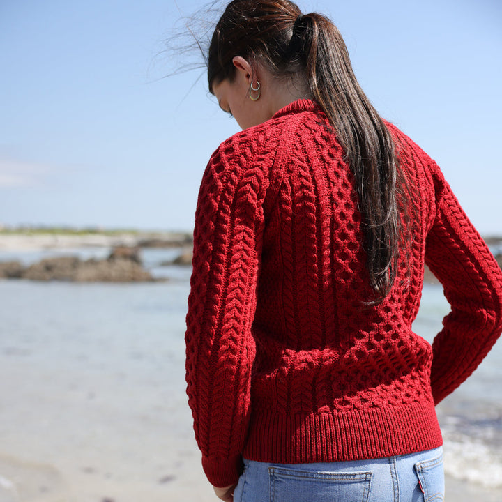 Irish Aran Knit Sweater – A Timeless Blend of Tradition &amp; Comfort 🇮🇪✨

Experience the perfect fusion of heritage and modern style with our unisex Irish Aran Knit Sweater, crafted in Ireland from 100% super-soft Merino wool. 🌿

✔️ Unmatched Comfort – Soft, breathable, and durable for all-season wear.
✔️ Authentic Aran Design – Showcasing classic stitches like cable, honeycomb, and diamond, each symbolizing strength, luck, and connection. 🍀
✔️ Crafted in Ireland – Hand-finished by skilled artisans,