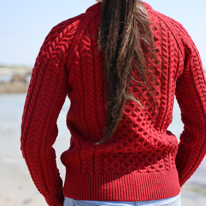 Irish Aran Knit Sweater – A Timeless Blend of Tradition &amp; Comfort 🇮🇪✨

Experience the perfect fusion of heritage and modern style with our unisex Irish Aran Knit Sweater, crafted in Ireland from 100% super-soft Merino wool. 🌿

✔️ Unmatched Comfort – Soft, breathable, and durable for all-season wear.
✔️ Authentic Aran Design – Showcasing classic stitches like cable, honeycomb, and diamond, each symbolizing strength, luck, and connection. 🍀
✔️ Crafted in Ireland – Hand-finished by skilled artisans,