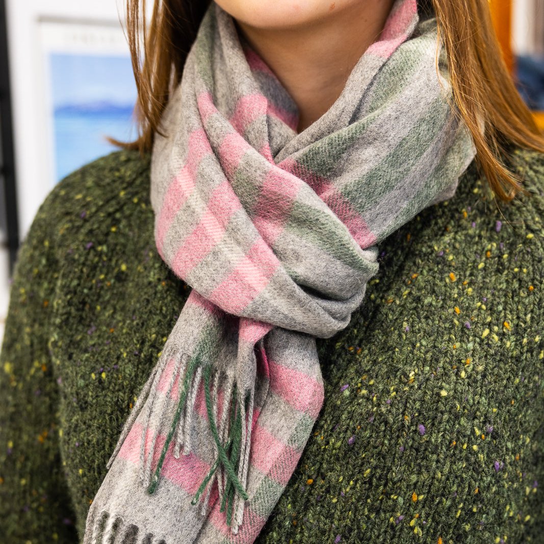 100% Lambswool Scarves – Luxury, Warmth &amp; Timeless Style

Discover the epitome of warmth and luxury with our 100% Lambswool Scarves, available exclusively at The Dingle Woollen Company and McKenna&