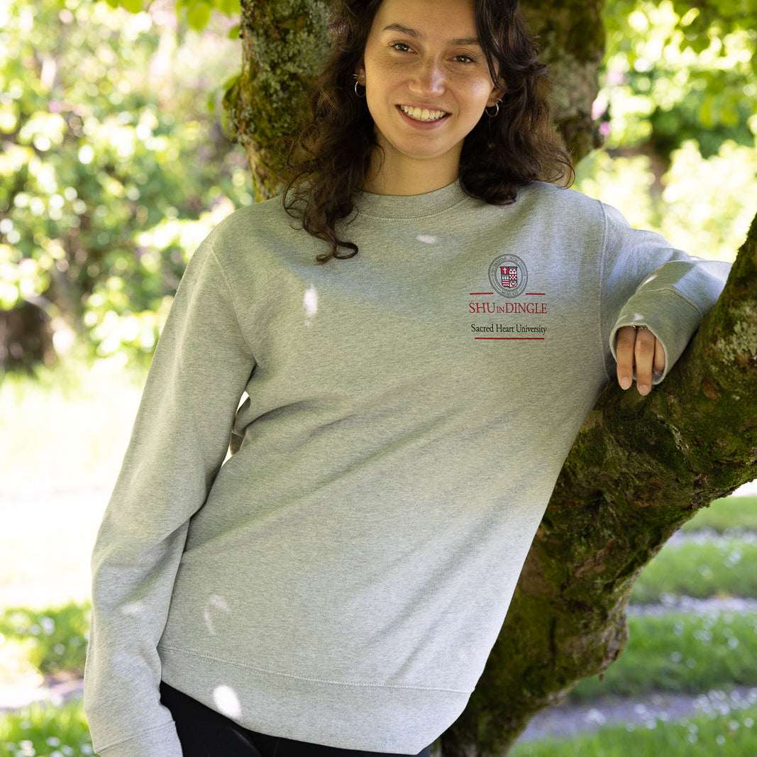 🔥 Sacred Heart University Dingle Sweatshirt – Sustainable &amp; Ethically Made 🌍

Show your Sacred Heart University Dingle pride in style with this premium sustainable sweatshirt! Designed for comfort, durability, and eco-consciousness, this ethically crafted sweatshirt is perfect for students, alumni, and supporters.