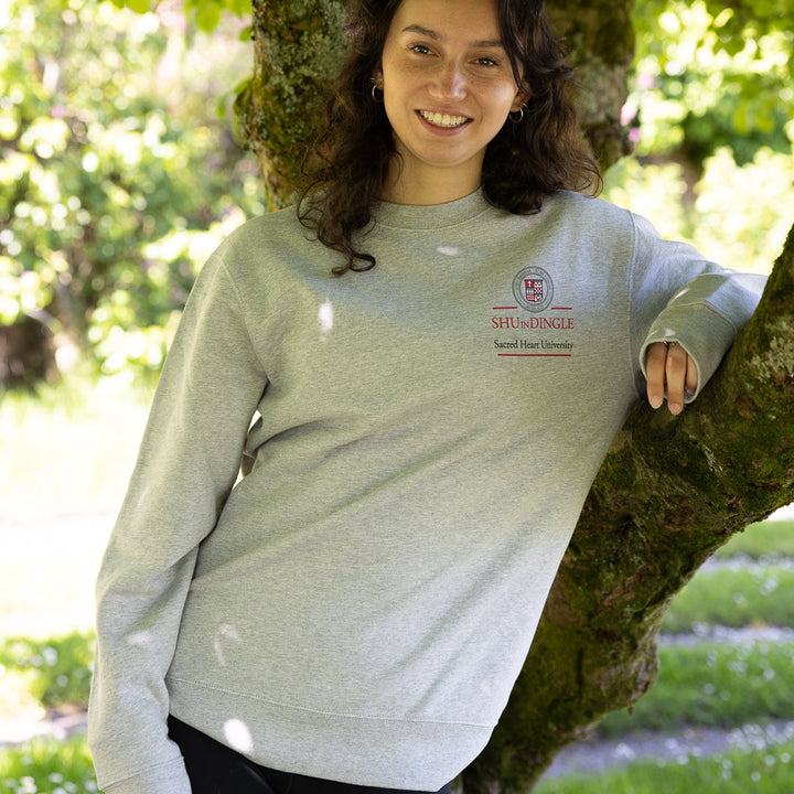 🔥 Sacred Heart University Dingle Sweatshirt – Sustainable &amp; Ethically Made 🌍

Show your Sacred Heart University Dingle pride in style with this premium sustainable sweatshirt! Designed for comfort, durability, and eco-consciousness, this ethically crafted sweatshirt is perfect for students, alumni, and supporters.