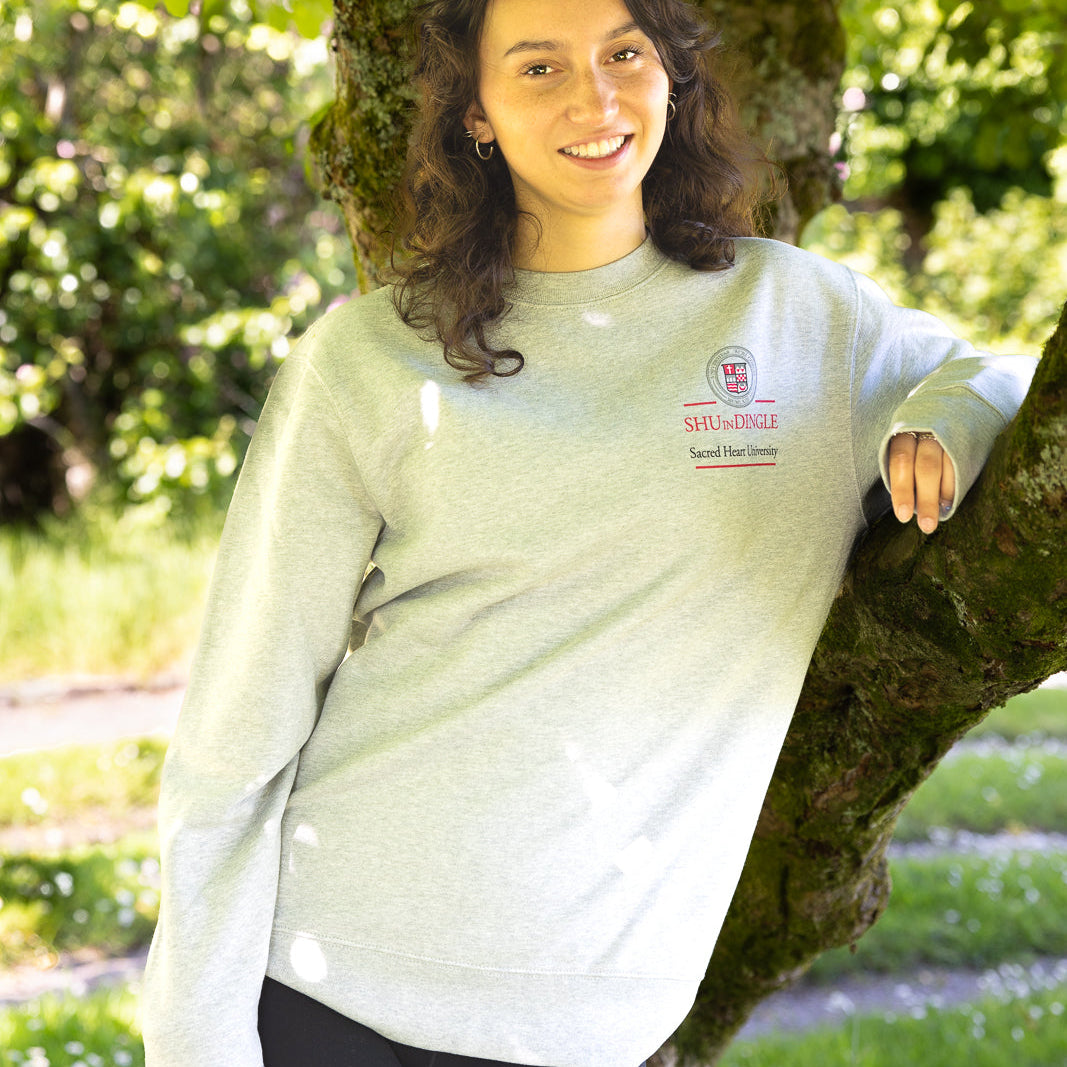 🔥 Sacred Heart University Dingle Sweatshirt – Sustainable &amp; Ethically Made 🌍

Show your Sacred Heart University Dingle pride in style with this premium sustainable sweatshirt! Designed for comfort, durability, and eco-consciousness, this ethically crafted sweatshirt is perfect for students, alumni, and supporters.